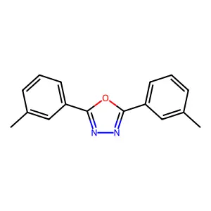1,3,4-Oxadiazole, 2,5-bis(3-methylphenyl)- structure