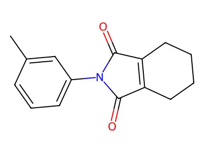 1H-Isoindole-1,3(2H)-dione, 4,5,6,7-tetrahydro-2-(3-methylphenyl)- structure