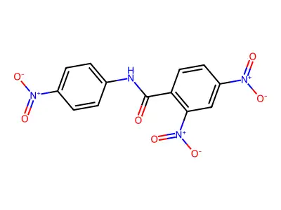 Benzamide, 2,4-dinitro-N-(4-nitrophenyl)- structure