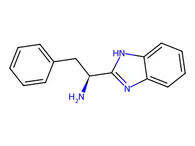 (1S)-1-(1H-benzimidazol-2-yl)-2-phenylethanamine structure