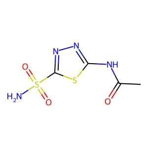 乙酰唑胺 structure