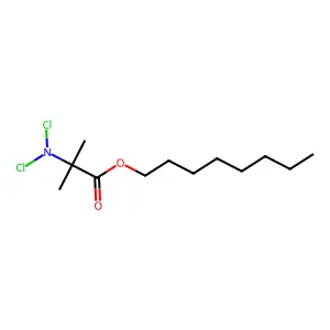 N,N-二氯-2-甲基丙氨酸辛酯 structure