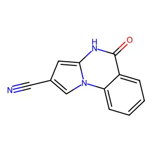5-Oxo-4,5-dihydropyrrolo[1,2-a]quinazoline-2-carbonitrile structure