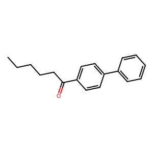 4-Hexanoylbiphenyl structure