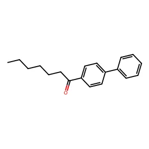 1-Heptanone, 1-[1,1'-biphenyl]-4-yl- structure
