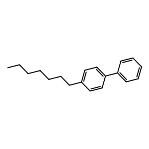 1,1'-Biphenyl, 4-heptyl- structure