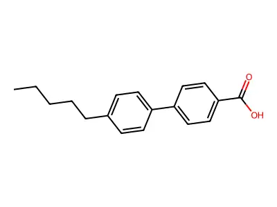 4-Pentyl-4'-biphenylcarboxylic Acid structure