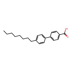 4-(4-octylphenyl)benzoic acid structure