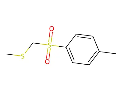 Methylthiomethyl p-tolyl sulfone structure