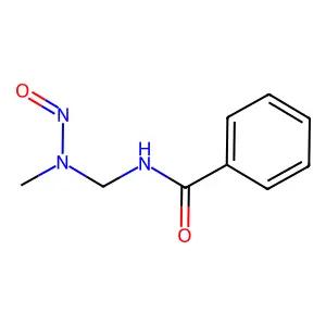 N-(N'-Methyl-N'-nitroso(aminomethyl))benzamide structure