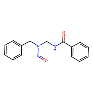 N-Benzyl-N-benzoylaminomethylnitrosamine structure