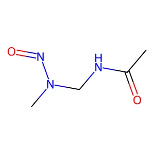 Acetamide, N-(methylnitrosoaminomethyl)- structure