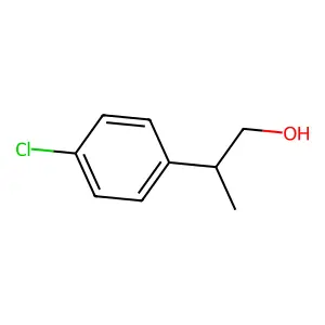 2-(4-Chlorophenyl)-1-propanol structure