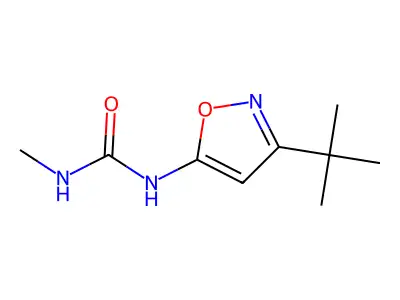 1-(3-Tert-butyl-1,2-oxazol-5-yl)-3-methylurea structure