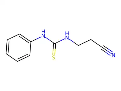 1-(2-Cyanoethyl)-3-phenylthiourea structure