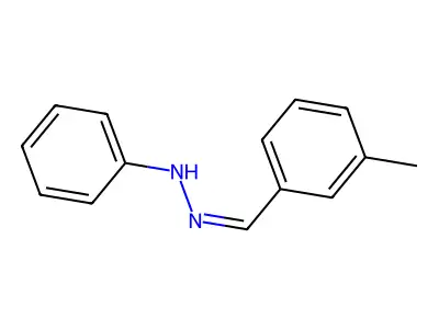 N-[(3-methylphenyl)methylideneamino]aniline structure