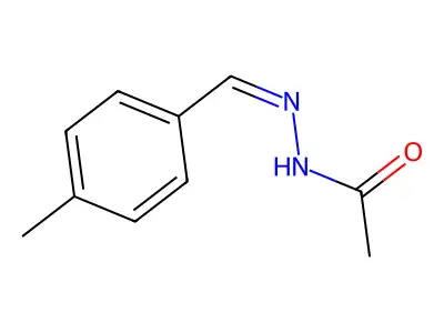 N-[(4-甲基苯基)亚甲基氨基]乙酰胺 structure