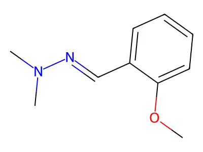 2-(2-Methoxybenzylidene)-1,1-dimethylhydrazine structure