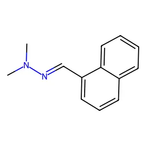 1,1-Dimethyl-2-[(naphthalen-1-yl)methylidene]hydrazine structure