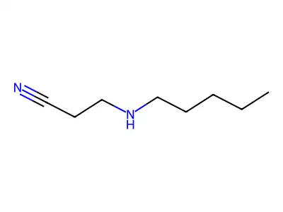 3-(Pentylamino)propanenitrile structure