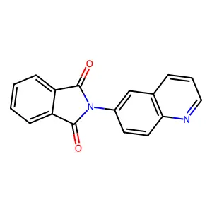 2-(quinolin-6-yl)-1H-isoindole-1,3(2H)-dione structure