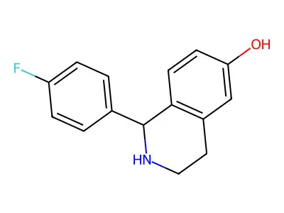 1-(4-Fluorophenyl)-1,2,3,4-tetrahydroisoquinolin-6-ol structure