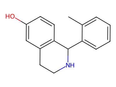 1-(2-Methylphenyl)-1,2,3,4-tetrahydroisoquinolin-6-ol structure