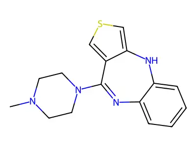 4H-Thieno(3,4-b)(1,5)benzodiazepine, 10-(4-methyl-1-piperazinyl)- structure