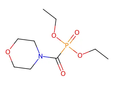 Diethoxyphosphoryl(morpholin-4-yl)methanone structure