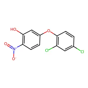 5-(2,4-Dichlorophenoxy)-2-nitrophenol structure