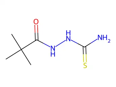 2-(2,2-Dimethylpropanoyl)-1-hydrazinecarbothioamide structure