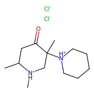1,3'-Bipiperidin-4'-one, 1',3',6'-trimethyl-, dihydrochloride structure