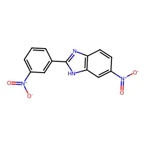 2-(3-Nitrophenyl)-5-nitrobenzimidazole structure