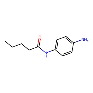 N-(4-aminophenyl)pentanamide structure
