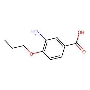 3-氨基-4-丙氧基苯甲酸 structure