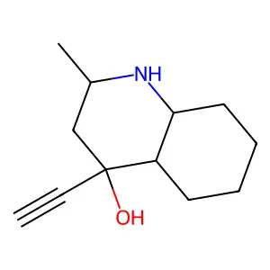 4-Ethynyl-2-methyl-decahydro-quinolin-4-ol structure
