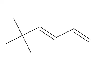 (E)-1,3-Hexadiene, 5,5-dimethyl- structure