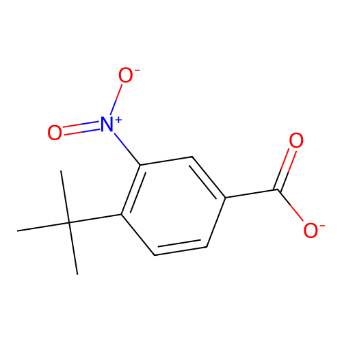 4-Tert-butyl-3-nitrobenzoate structure