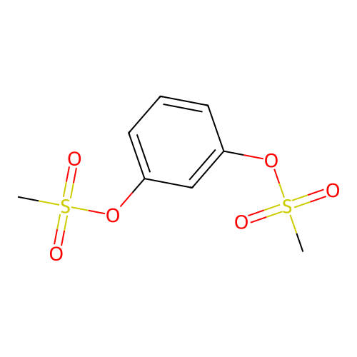 1,3-Benzenediol, 1,3-dimethanesulfonate structure