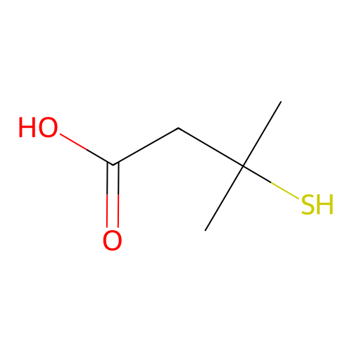 3-Methyl-3-sulfanylbutanoic acid structure