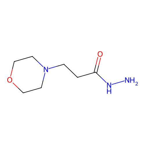 3-(Morpholin-4-yl)propanehydrazide structure