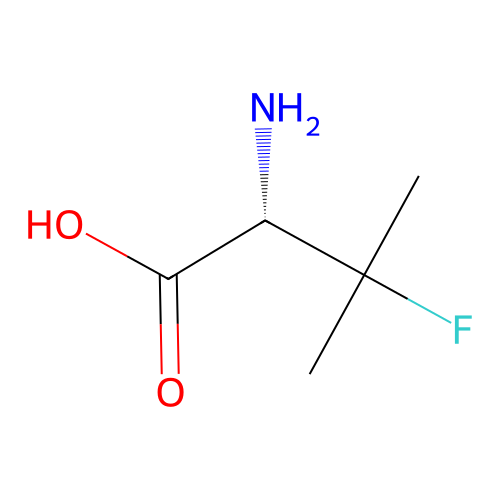 D-Valine, 3-fluoro- structure