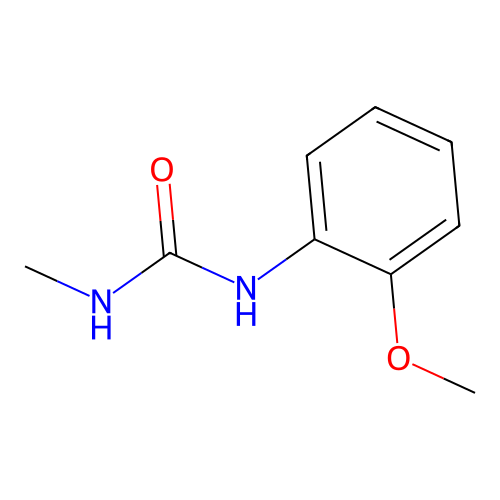 N-(2-methoxyphenyl)-N'-methylurea structure