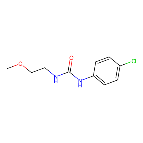 1-(4-Chlorophenyl)-3-(2-methoxyethyl)urea structure