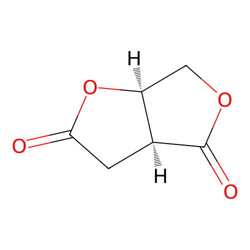 (3aS,6aR)-tetrahydrofuro[3,4-b]furan-2,4-dione structure