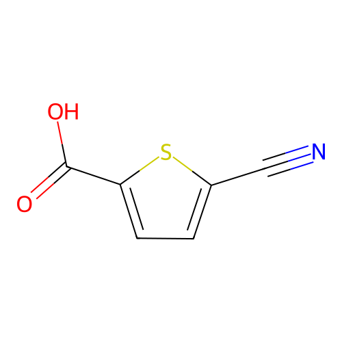 5-Cyanothiophene-2-carboxylic acid structure
