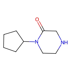 1-Cyclopentylpiperazin-2-one structure