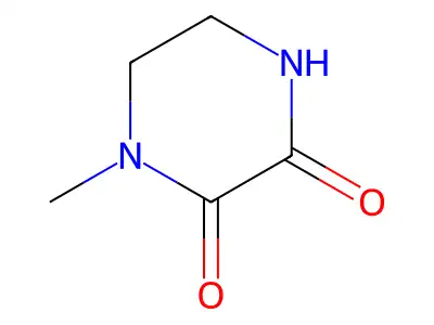 2,3-Piperazinedione, 1-methyl- structure