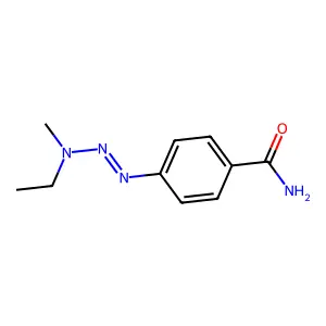 4-(3-Ethyl-3-methyl-1-triazenyl)benzamide structure