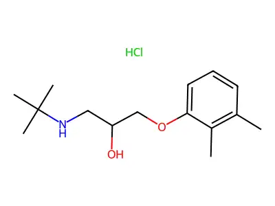 Xibenolol hydrochloride structure